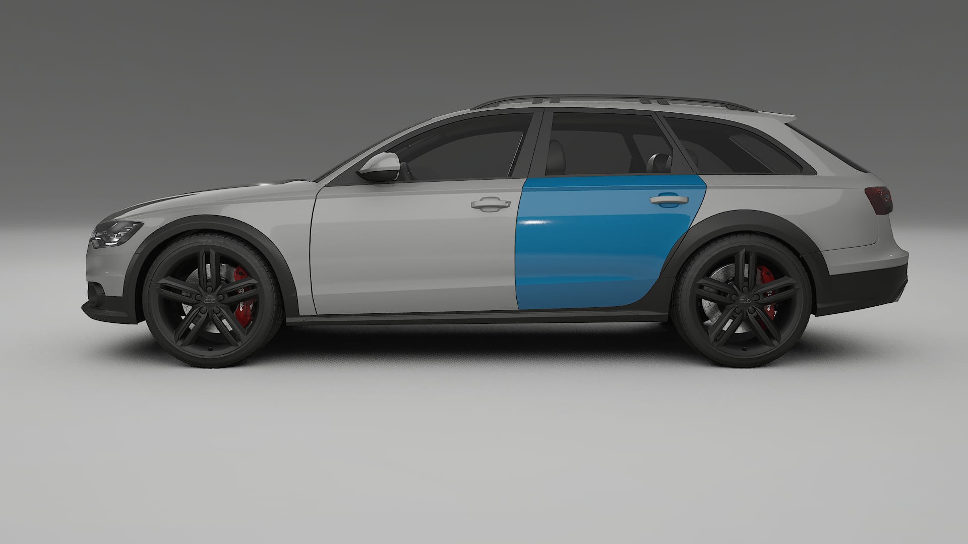 Audi A6 Allroad C7 prefacelift Paint Protection Film | CrystalGuard Transparent PPF Full Pre-Cut Kit