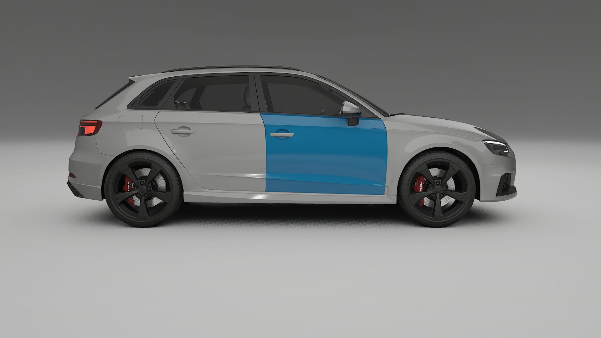 Audi RS3 Sportback 8V facelift Paint Protection Film | CrystalGuard Transparent PPF Full Pre-Cut Kit