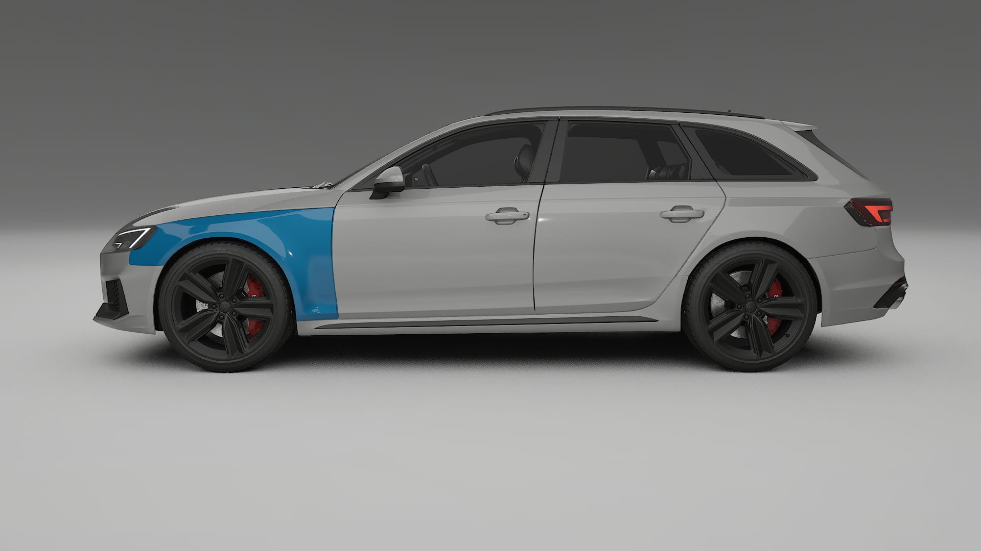 Audi RS4 Avant B9 prefacelift Paint Protection Film | CrystalGuard Transparent PPF Full Pre-Cut Kit