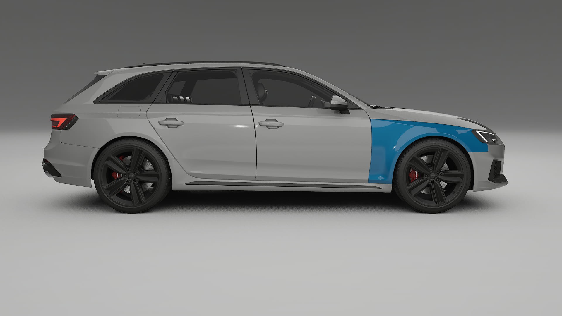 Audi RS4 Avant B9 prefacelift Paint Protection Film | CrystalGuard Transparent PPF Full Pre-Cut Kit