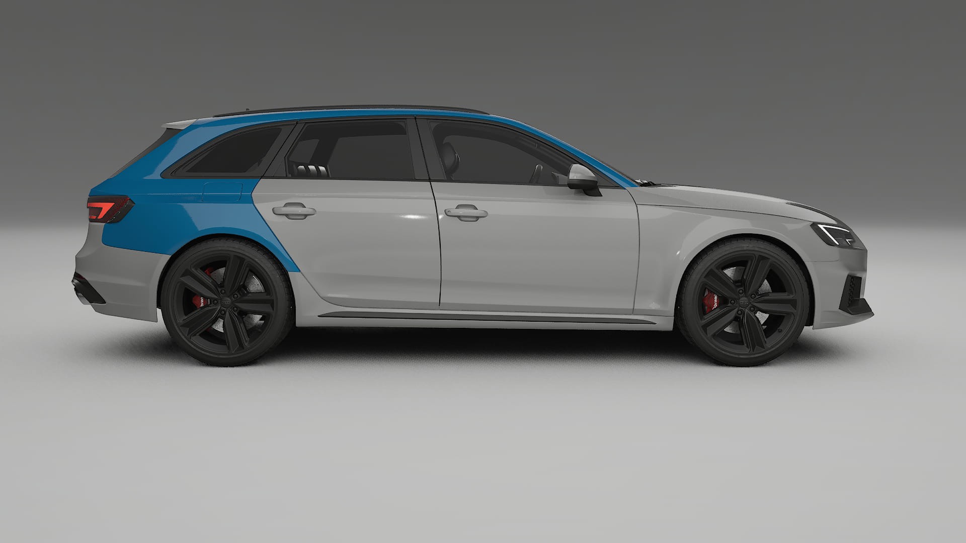 Audi RS4 Avant B9 prefacelift Paint Protection Film | CrystalGuard Transparent PPF Full Pre-Cut Kit