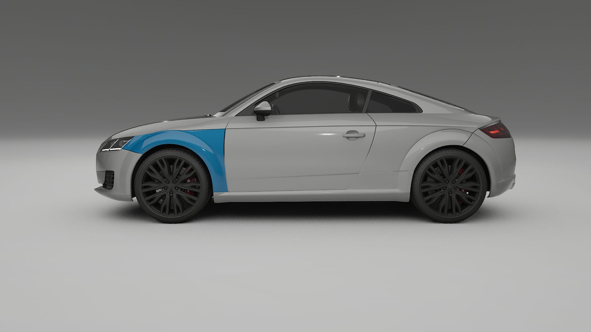 Audi TT Coupe 8S prefacelift Paint Protection Film | CrystalGuard Transparent PPF Full Pre-Cut Kit