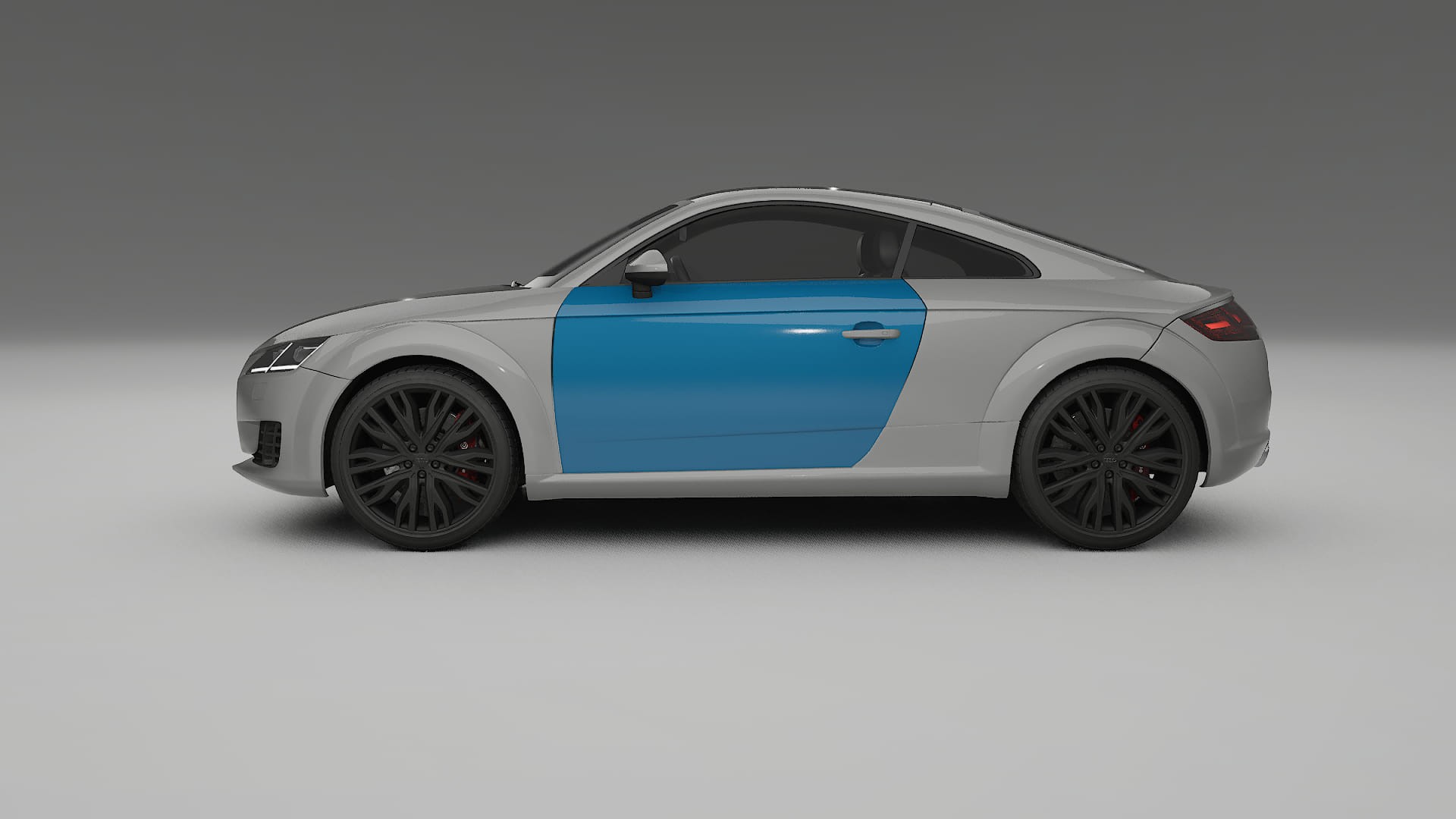 Audi TT Coupe 8S prefacelift Paint Protection Film | CrystalGuard Transparent PPF Full Pre-Cut Kit