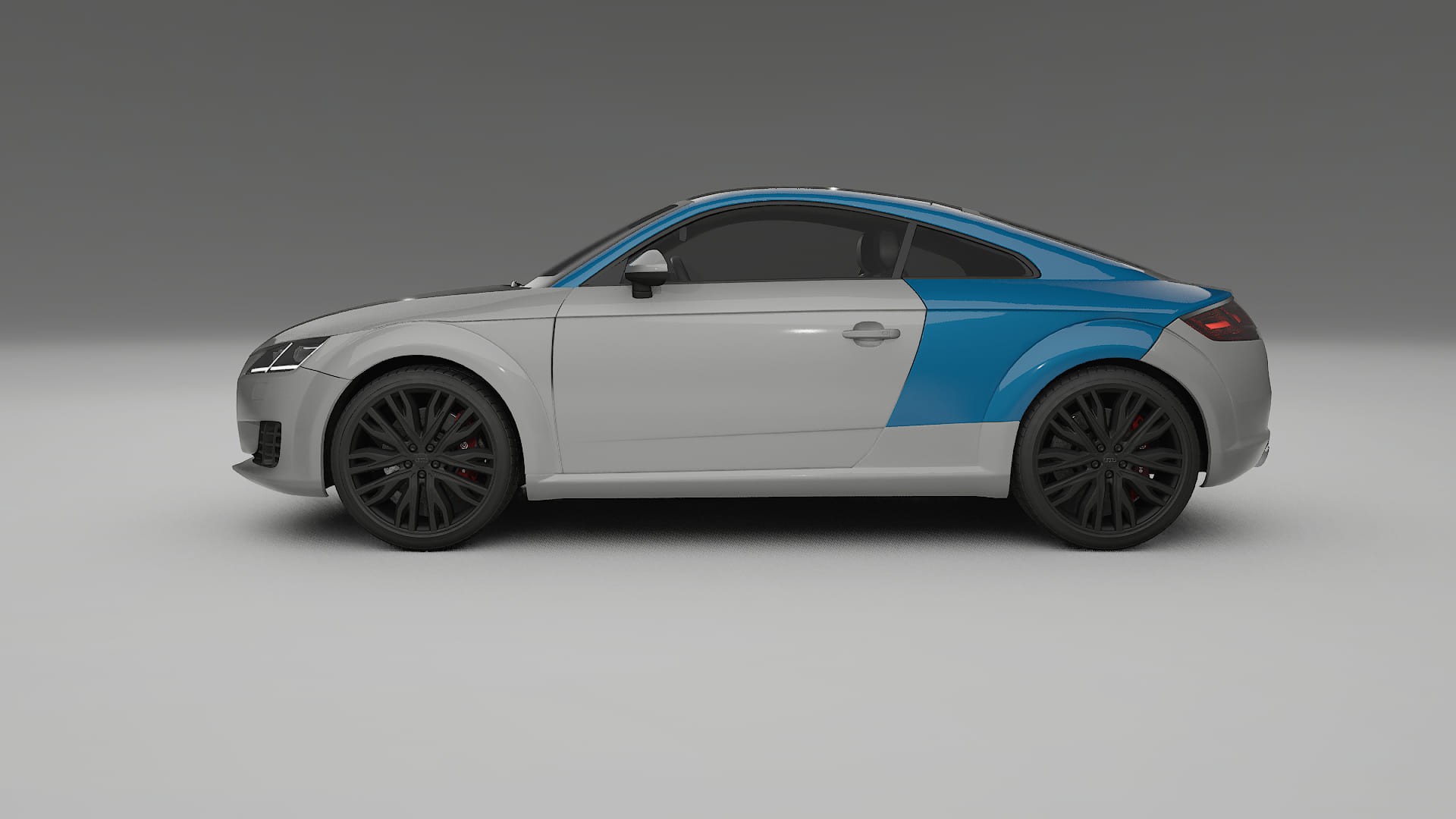 Audi TT Coupe 8S prefacelift Paint Protection Film | CrystalGuard Transparent PPF Full Pre-Cut Kit