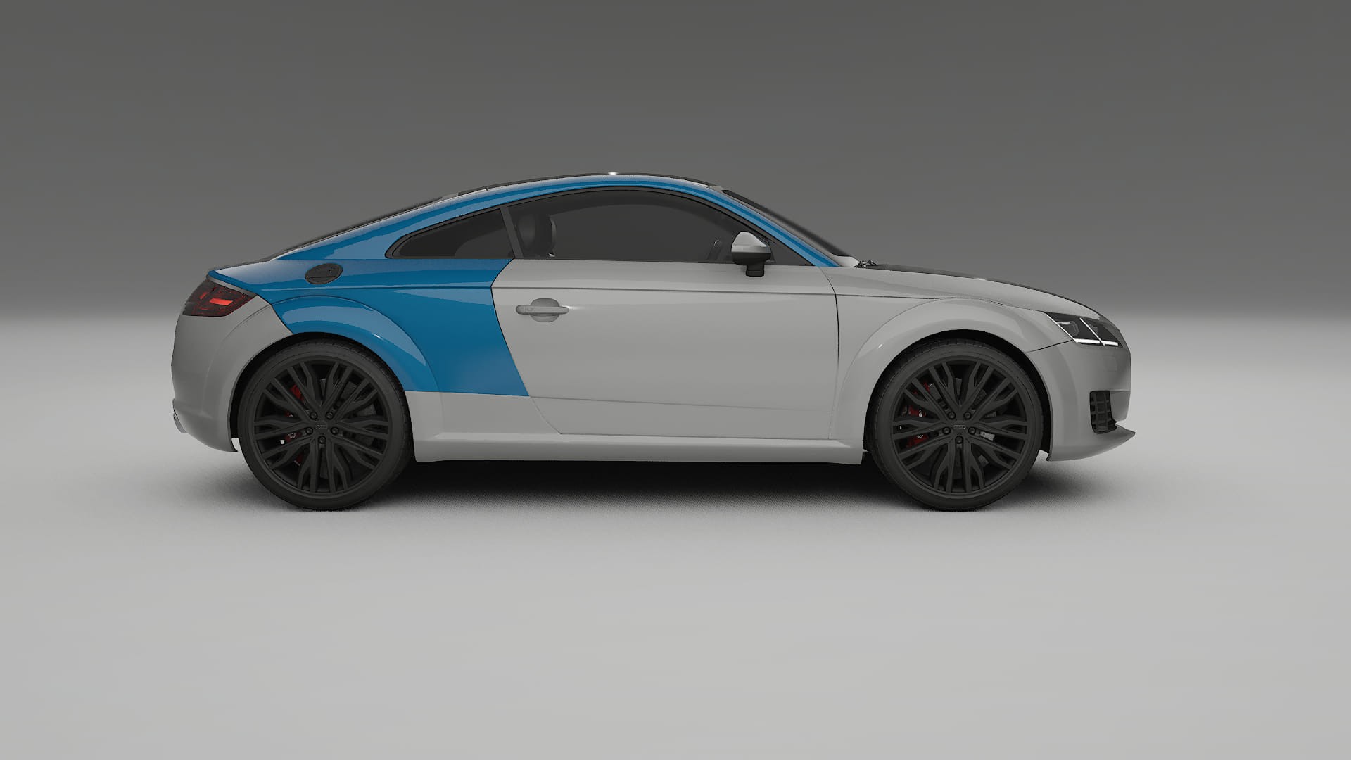 Audi TT Coupe 8S prefacelift Paint Protection Film | CrystalGuard Transparent PPF Full Pre-Cut Kit