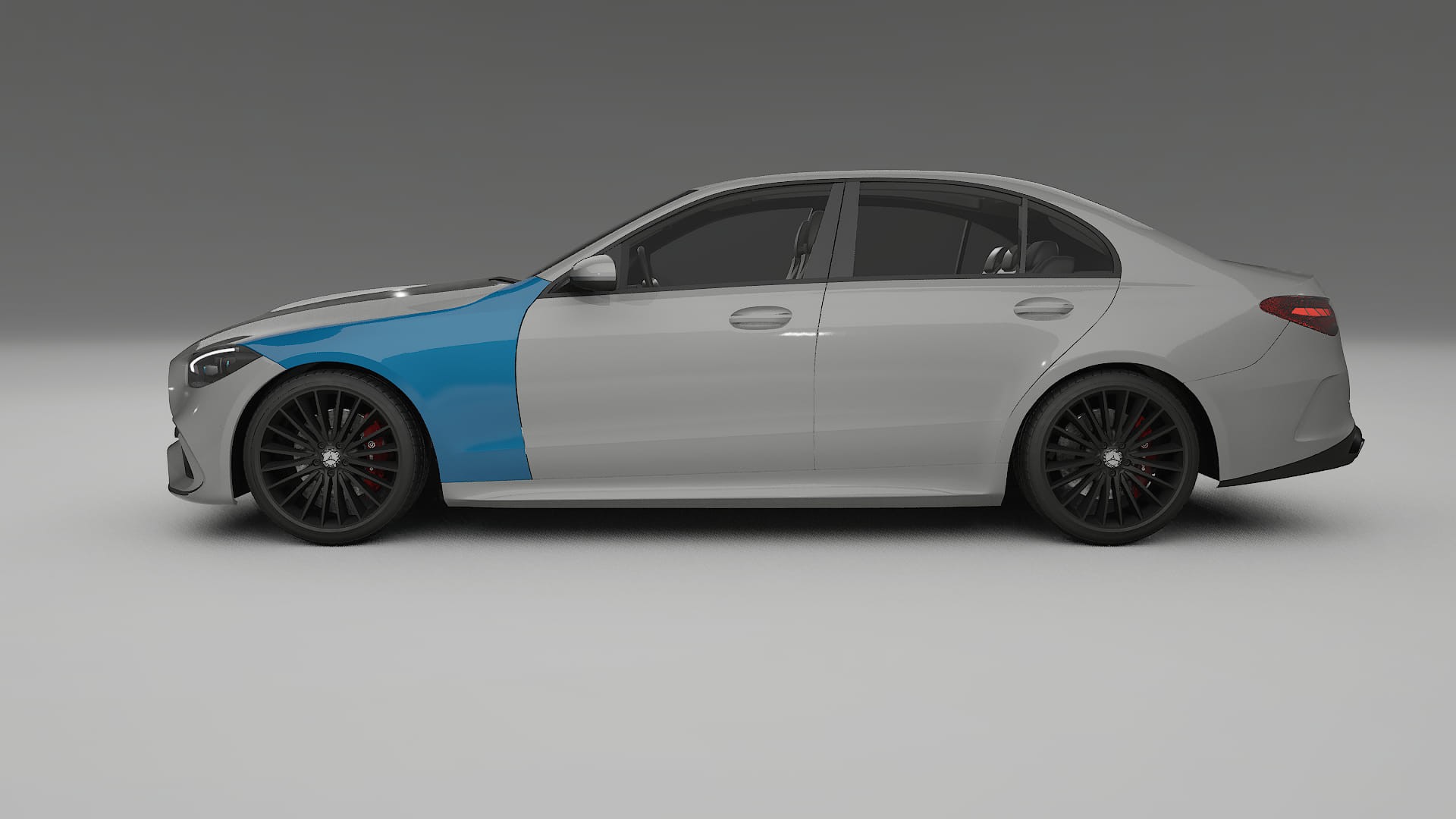 Mercedes C-Class W206 Paint Protection Film | CrystalGuard Transparent PPF Full Pre-Cut Kit