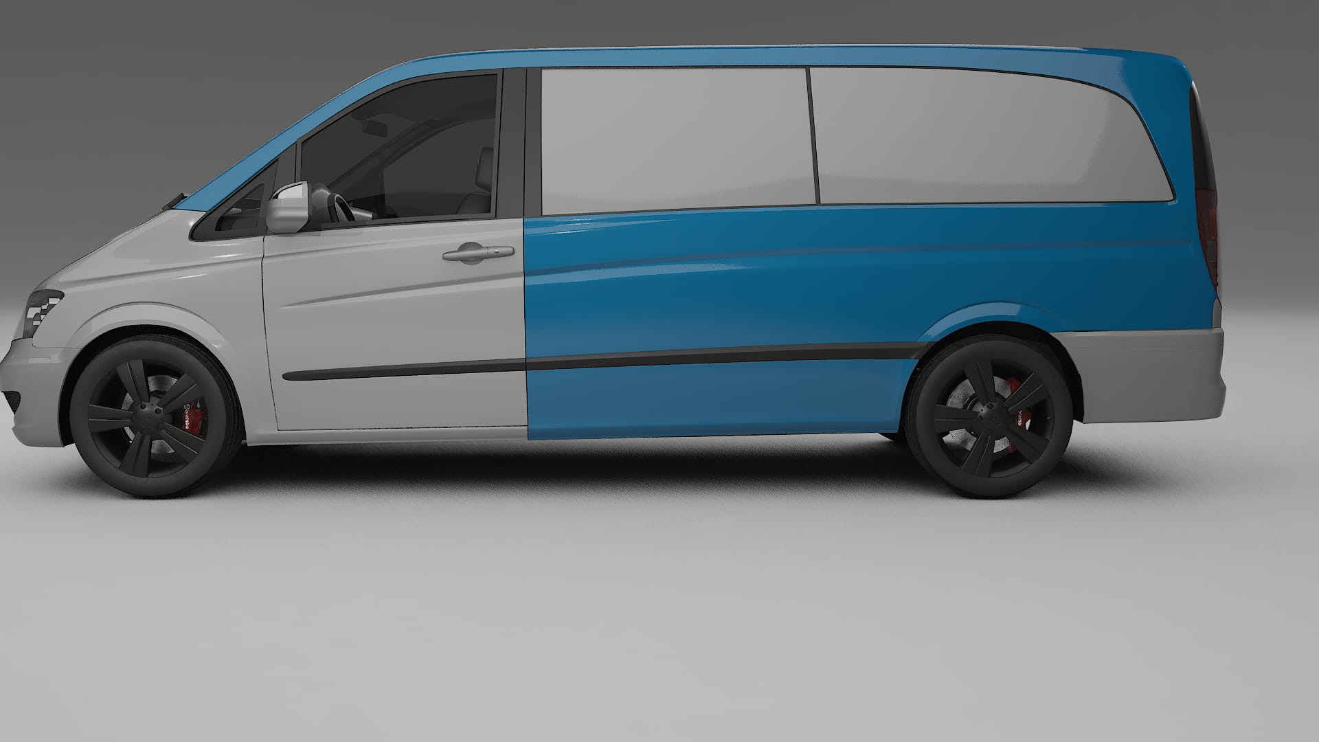 Mercedes Viano Extralong W439 Facelift Paint Protection Film | CrystalGuard Transparent PPF Full Pre-Cut Kit