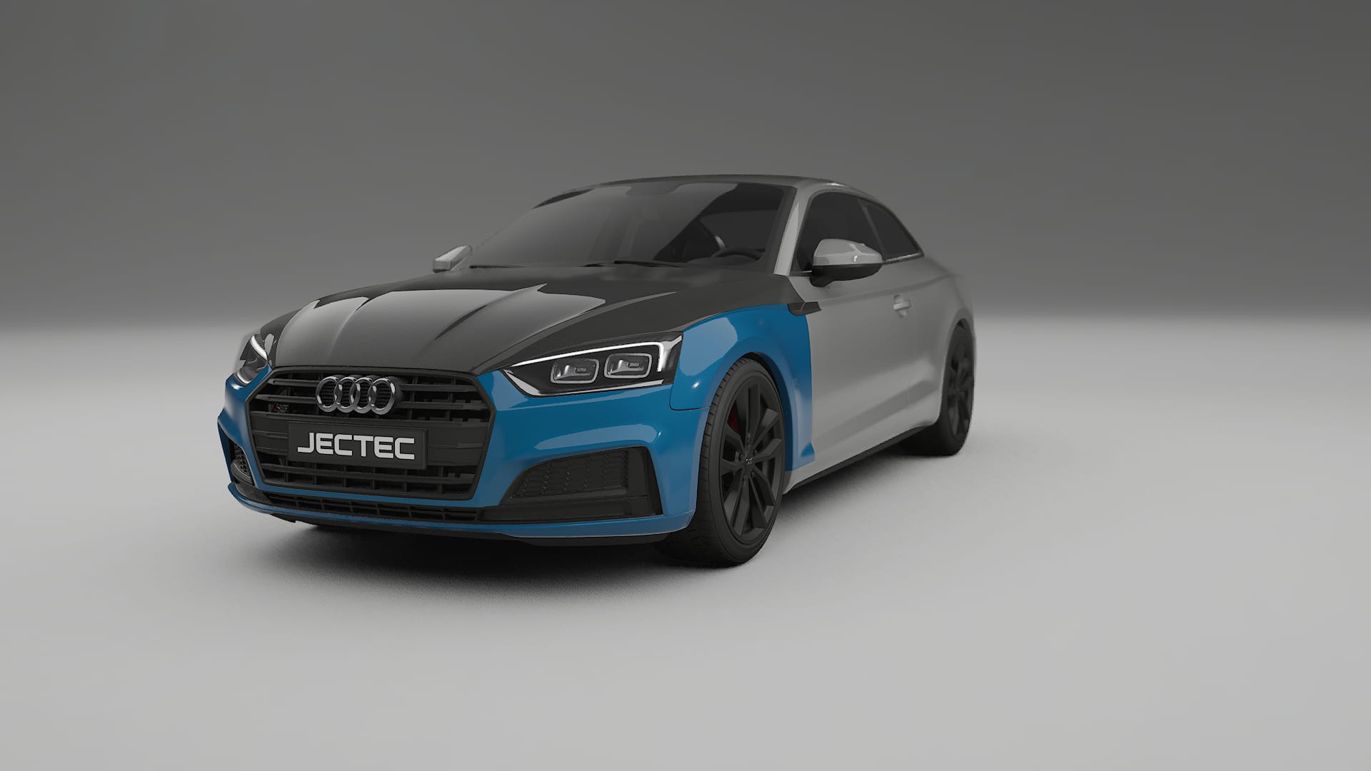 Audi S5 B9 prefacelift PPF | CrystalGuard Front Kit with Carbon Bonnet