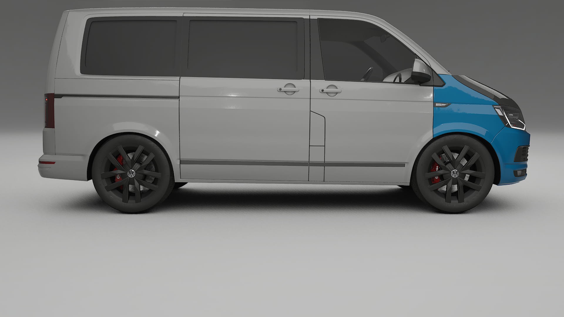 VW Transporter T6 Multivan PPF | CrystalGuard Front Kit with Carbon Bonnet