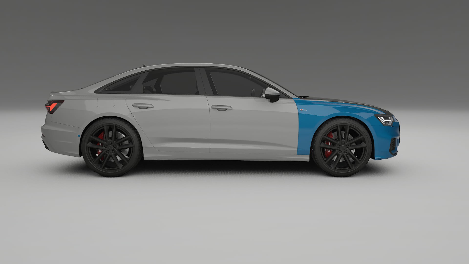 Audi A6 S-Line C8 PPF | CrystalGuard Front Kit with Carbon Bonnet