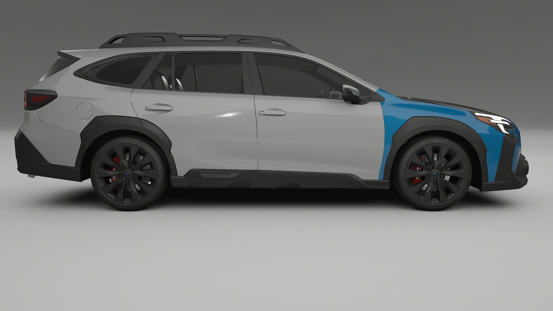Subaru Outback VI BS facelift PPF | CrystalGuard Front Kit with Carbon Bonnet 2