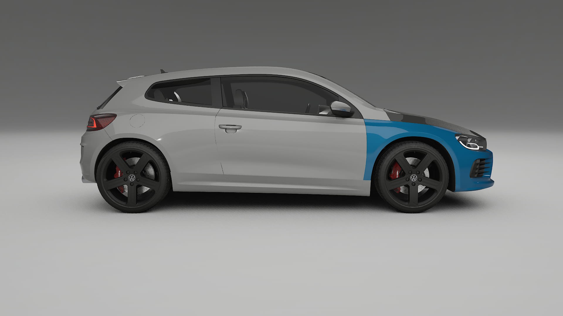 VW Scirocco R III PPF | CrystalGuard Front Kit with Carbon Bonnet