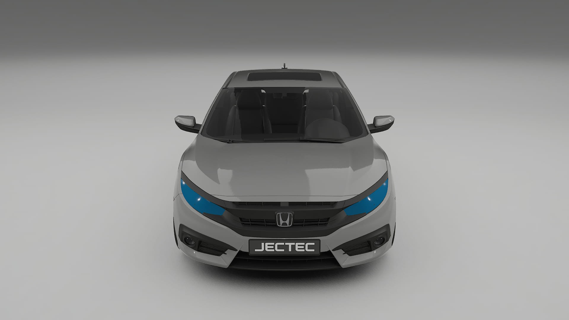 Honda Civic coupe prefacelift PPF | CrystalGuard Front Kit with Carbon Bonnet