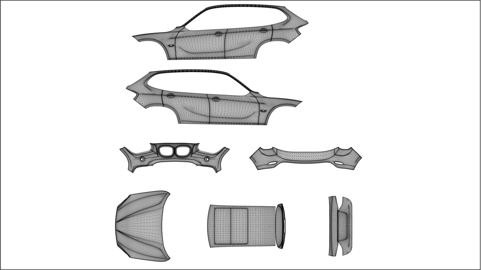 BMW X1 E84 COBRA 11 Designed Wrap PPF Kit – Printable Polyurethane Film 2