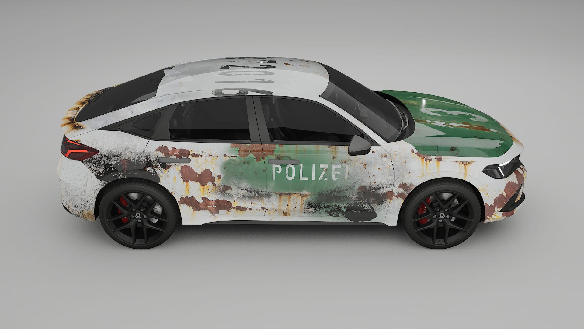 Honda Honda Civic hatchback COBRA 11 Designed Wrap PPF Kit – Printable Polyurethane Film