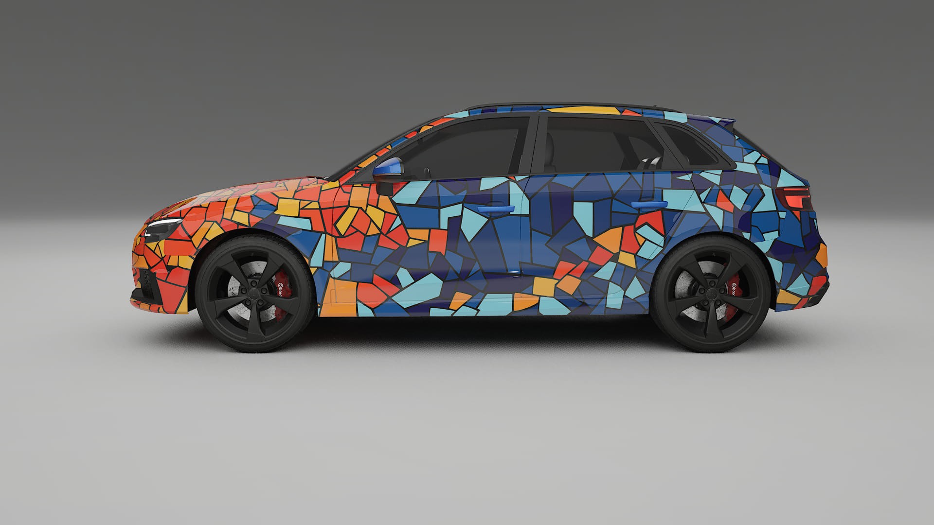 Audi RS3 Sportback 8V facelift LCI BARCELONA Designed Wrap PPF Kit – Printable Polyurethane Film
