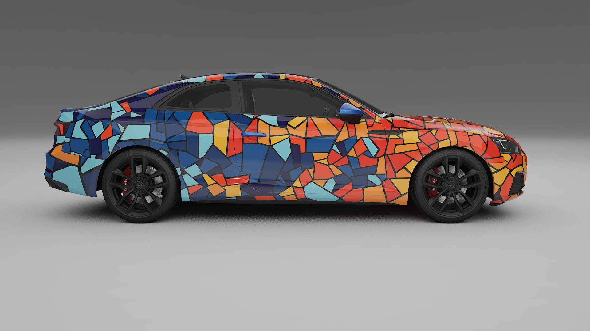 Audi S5 B9 prefacelift pre-LCI BARCELONA Designed Wrap PPF Kit – Printable Polyurethane Film
