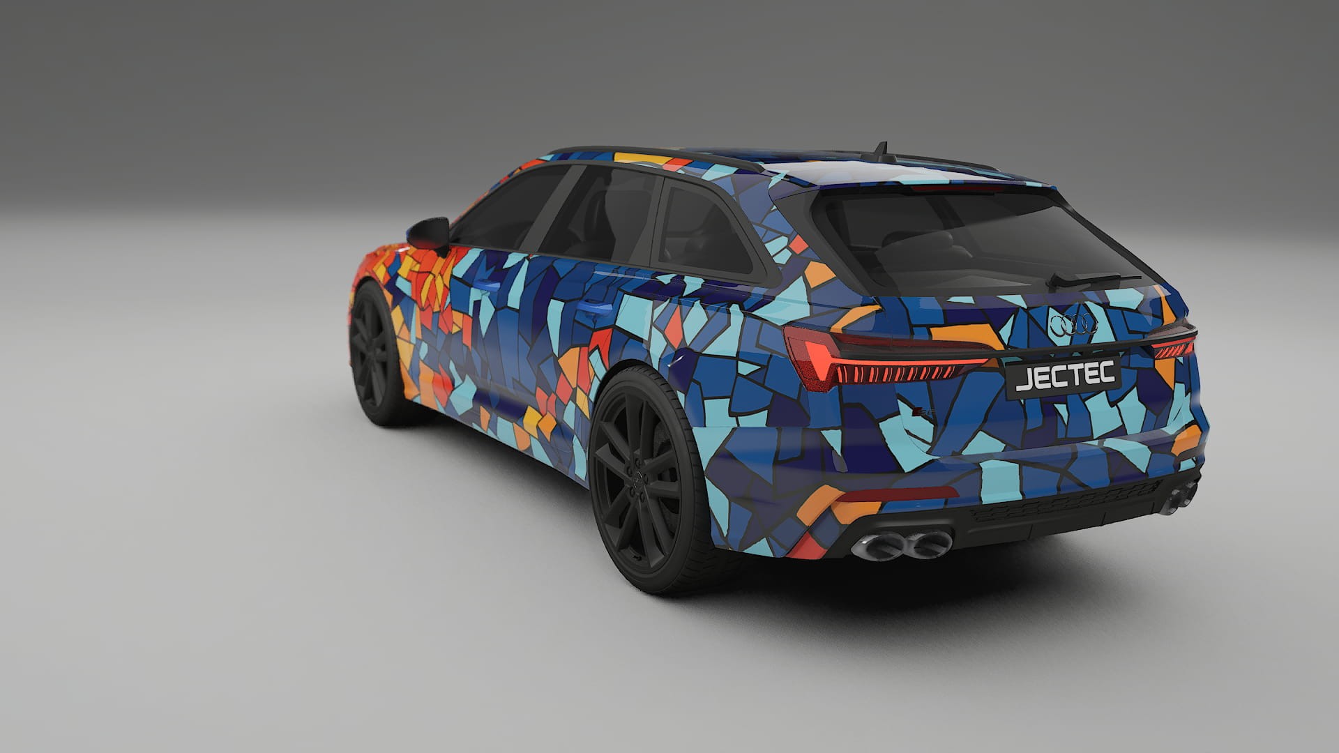 Audi S6 Avant prefacelift pre-LCI C8 BARCELONA Designed Wrap PPF Kit – Printable Polyurethane Film