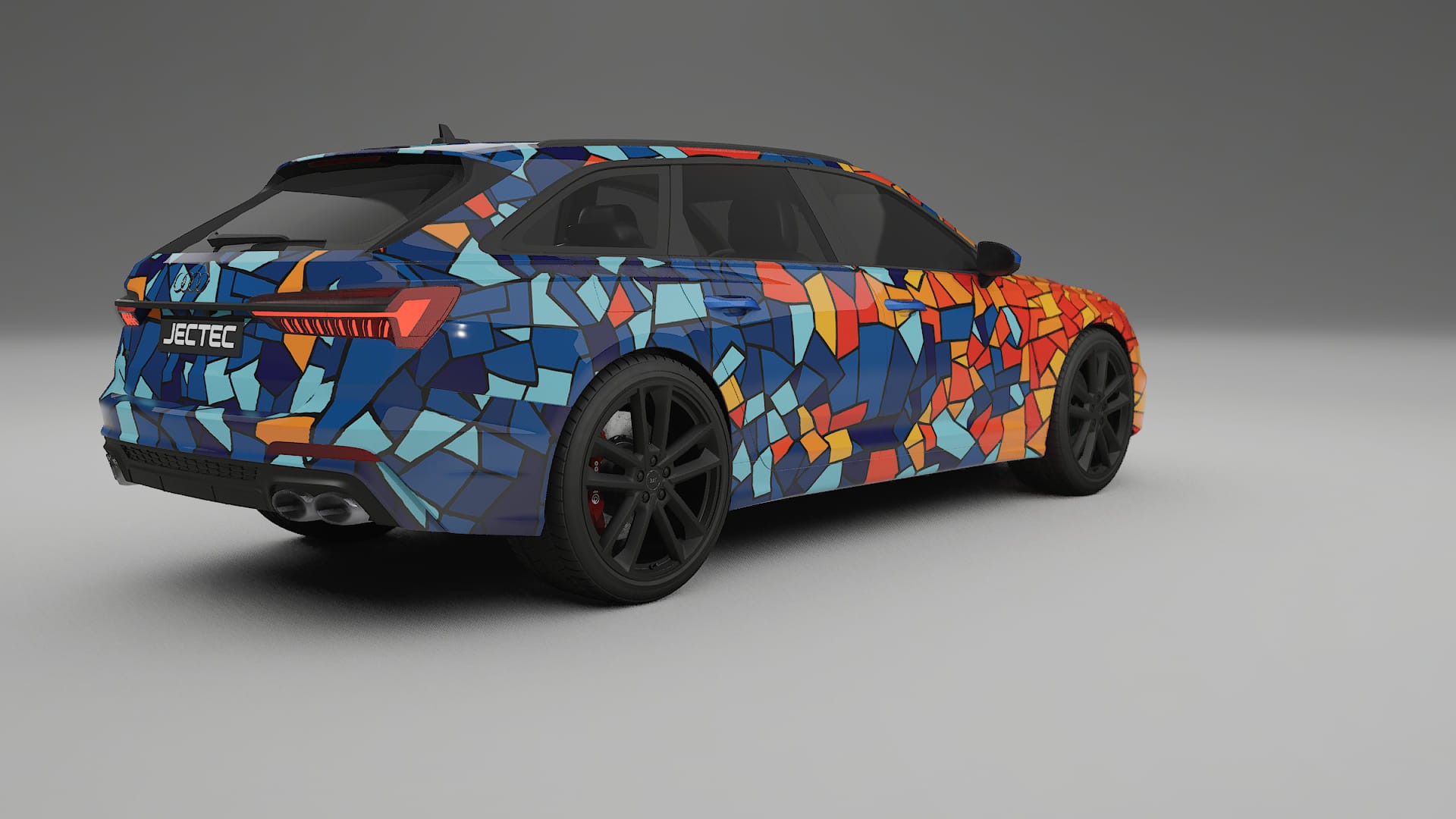Audi S6 Avant prefacelift pre-LCI C8 BARCELONA Designed Wrap PPF Kit – Printable Polyurethane Film