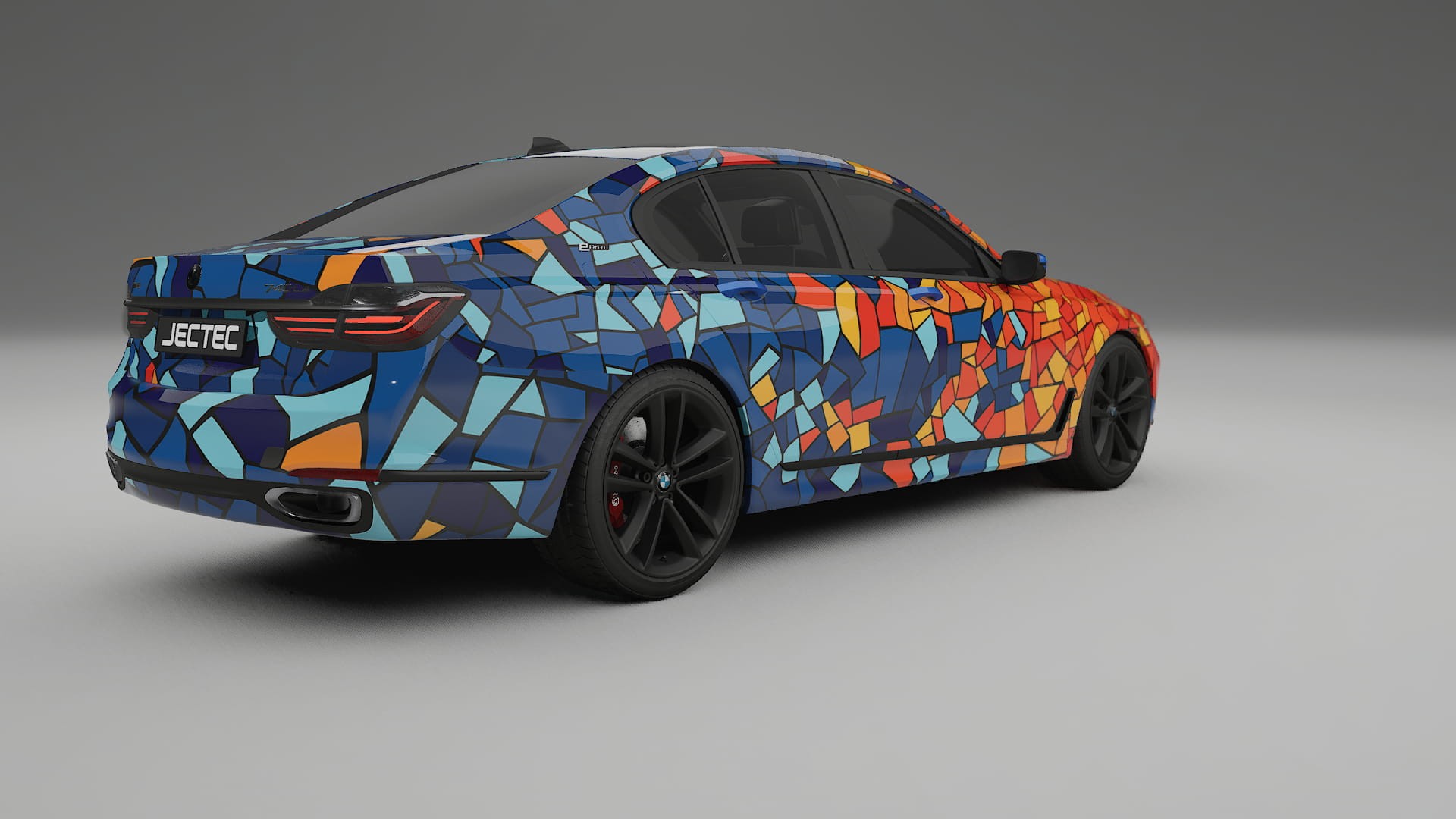BMW 7 G11 G12 facelift LCI BARCELONA Designed Wrap PPF Kit – Printable Polyurethane Film