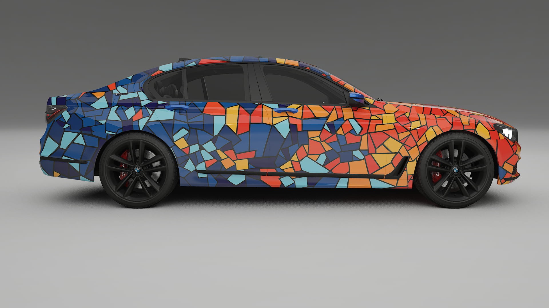 BMW 7 G11 G12 facelift LCI BARCELONA Designed Wrap PPF Kit – Printable Polyurethane Film