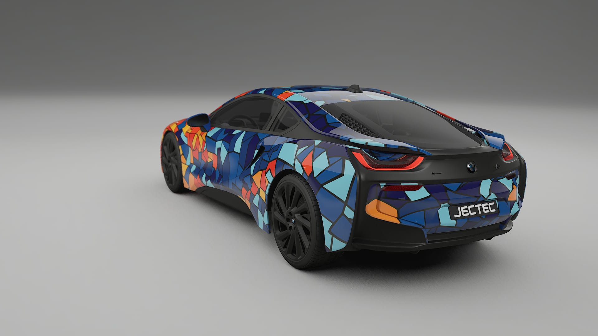 BMW I8 I12 BARCELONA Designed Wrap PPF Kit – Printable Polyurethane Film