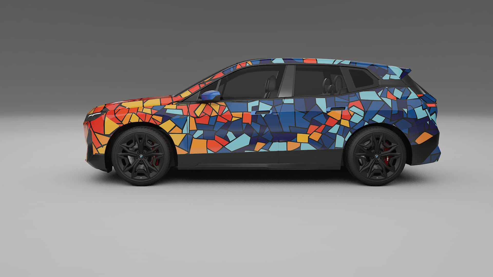 BMW iX M60 BARCELONA Designed Wrap PPF Kit – Printable Polyurethane Film