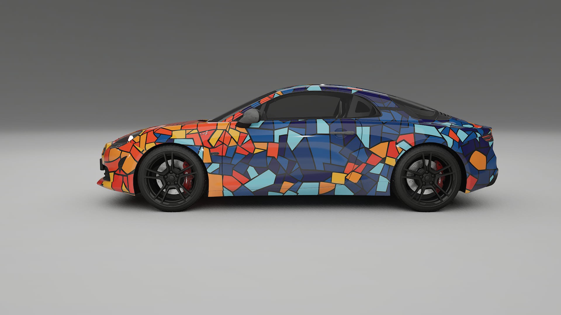 Renault Alpine A110 BARCELONA Designed Wrap PPF Kit – Printable Polyurethane Film