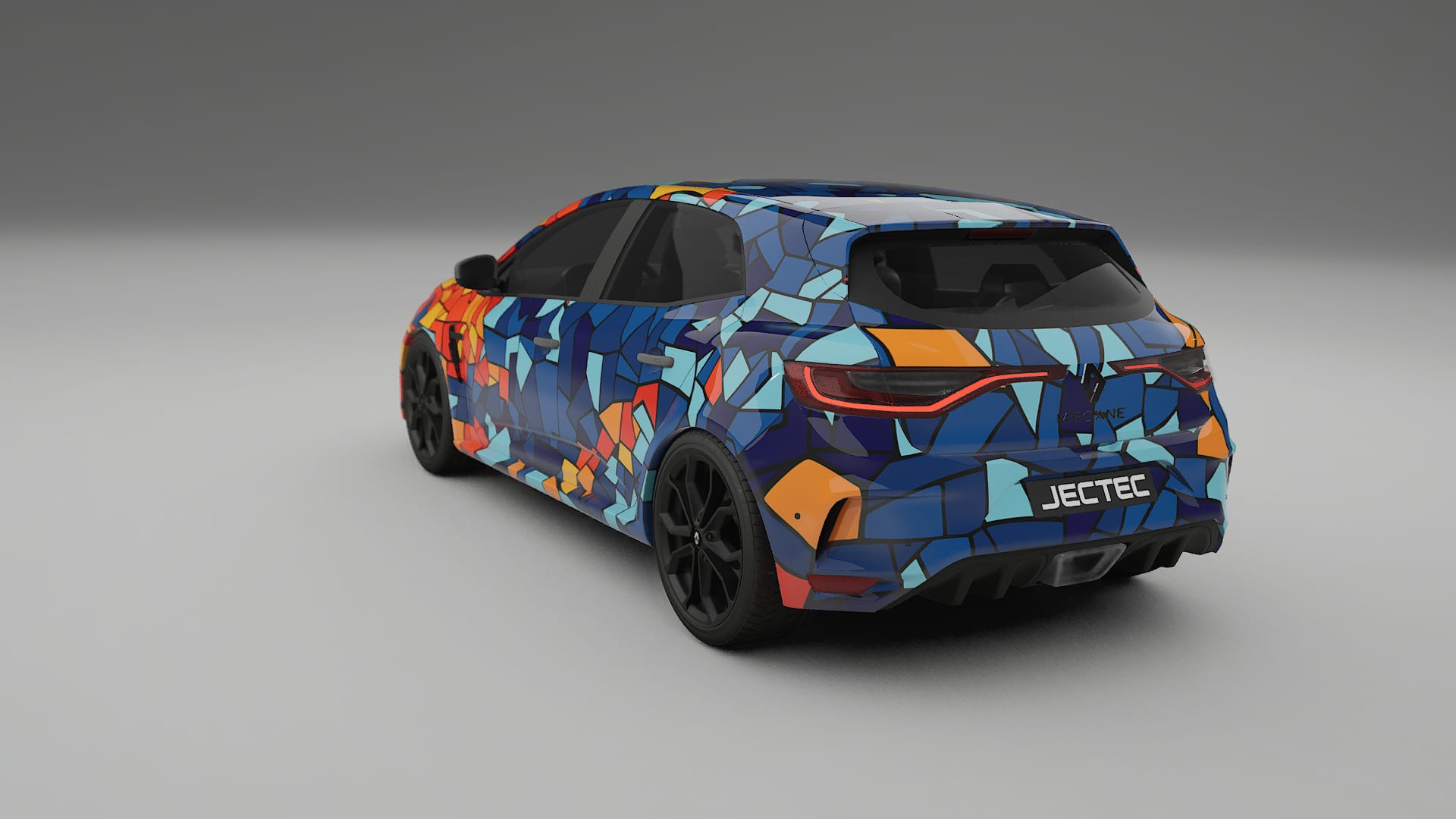 Renault Megane RS IV BARCELONA Designed Wrap PPF Kit – Printable Polyurethane Film