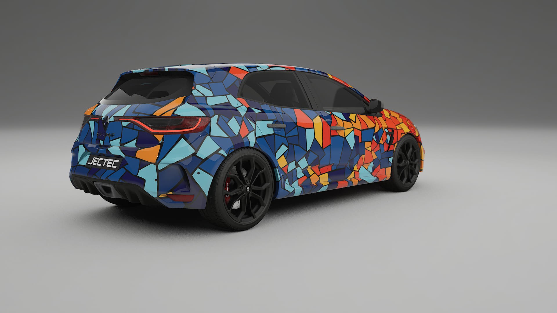 Renault Megane RS IV BARCELONA Designed Wrap PPF Kit – Printable Polyurethane Film