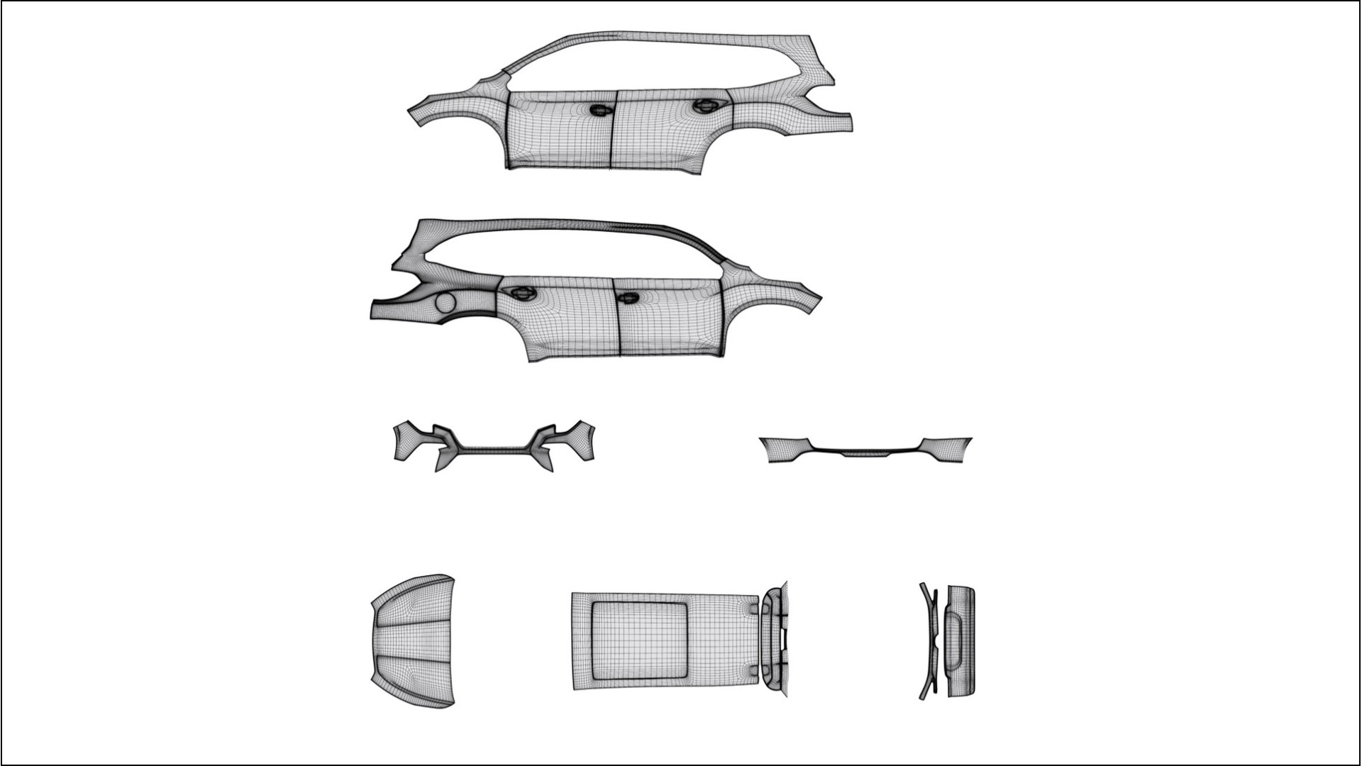 Subaru Ascent BT facelift LCI BARCELONA Designed Wrap PPF Kit – Printable Polyurethane Film 2