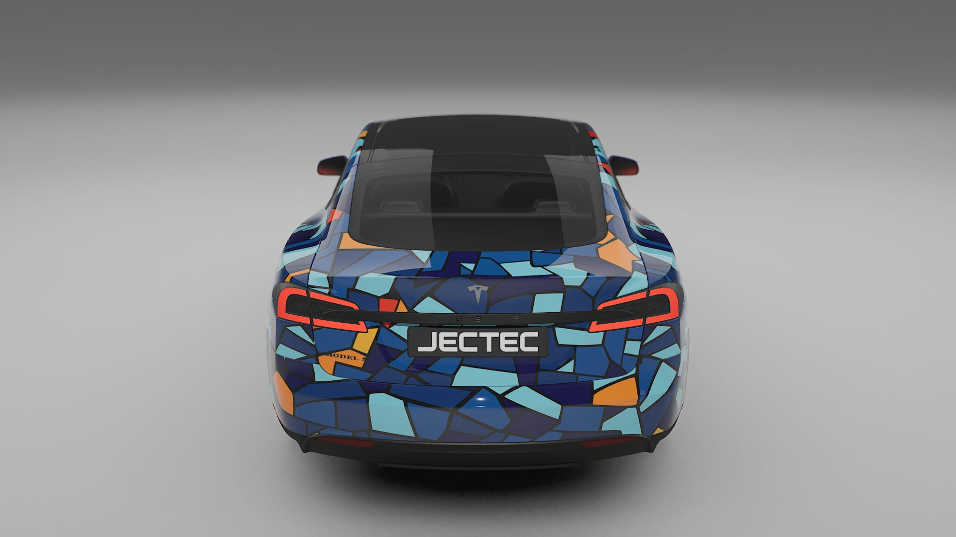 Tesla Model-S BARCELONA Designed Wrap PPF Kit – Printable Polyurethane Film