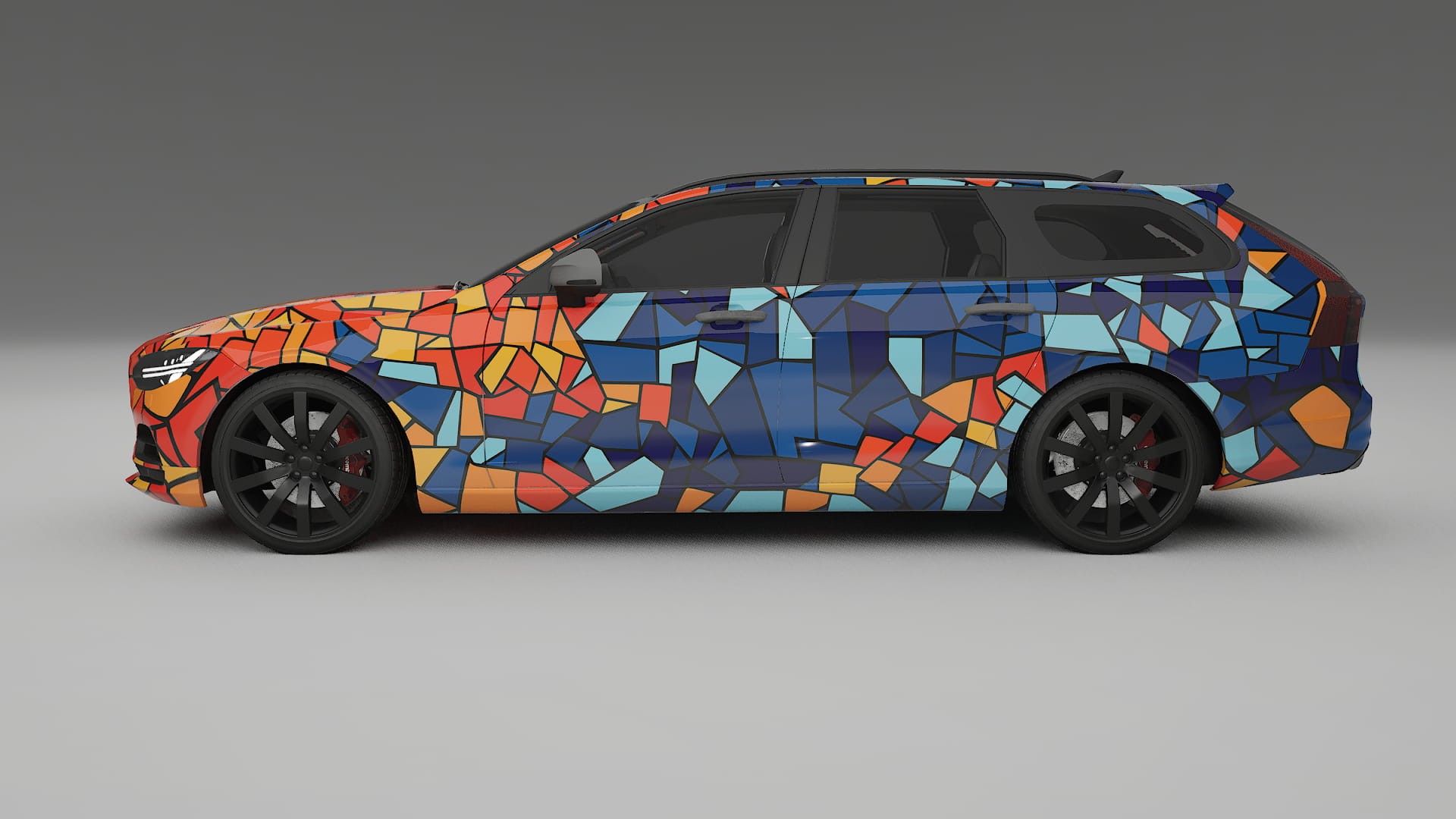 Volvo V90 P5 BARCELONA Designed Wrap PPF Kit – Printable Polyurethane Film