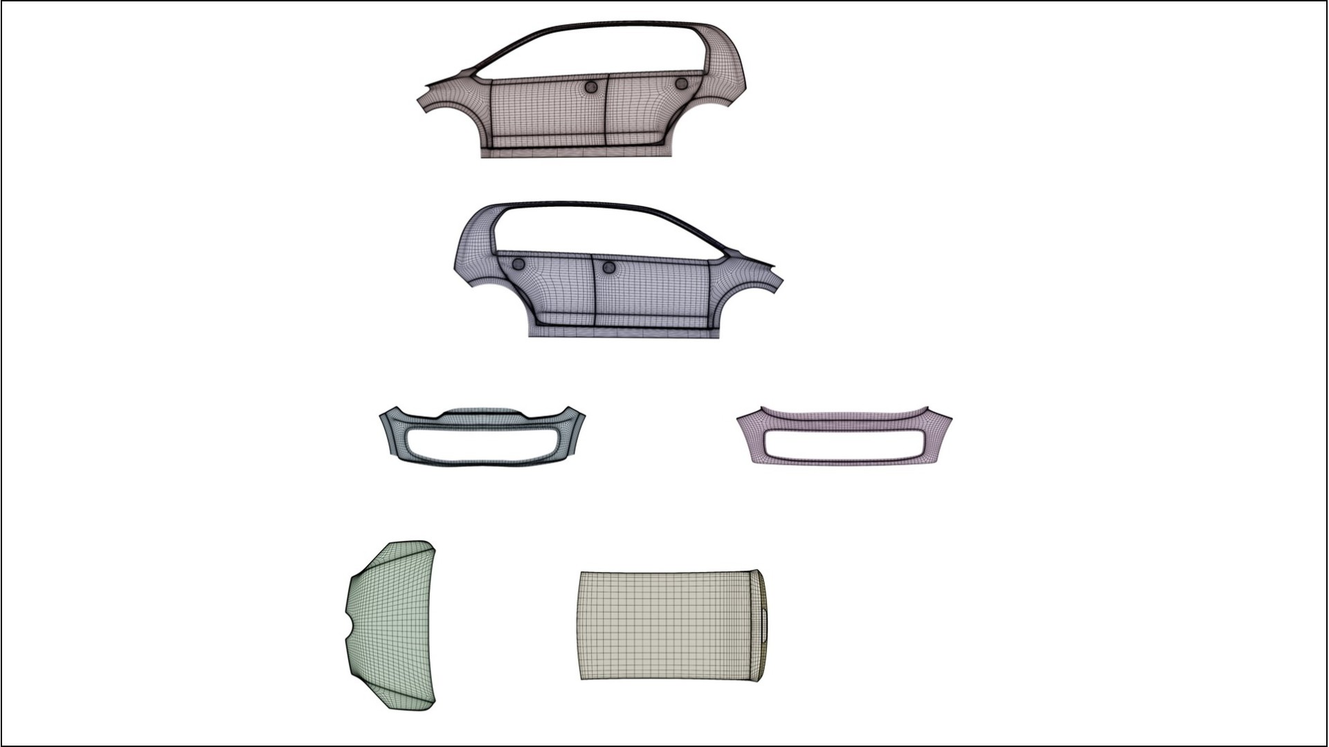 VW Cross Up BARCELONA Designed Wrap PPF Kit – Printable Polyurethane Film