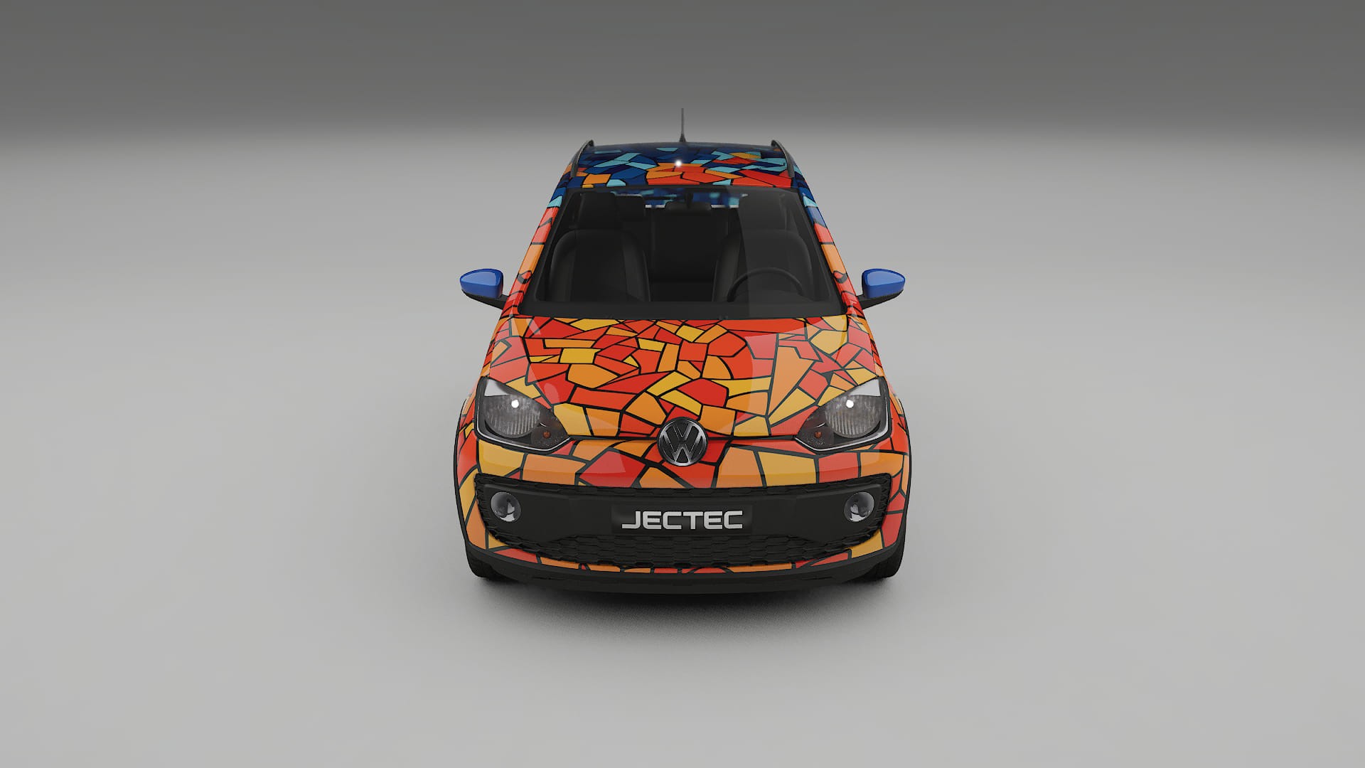 VW Cross Up BARCELONA Designed Wrap PPF Kit – Printable Polyurethane Film