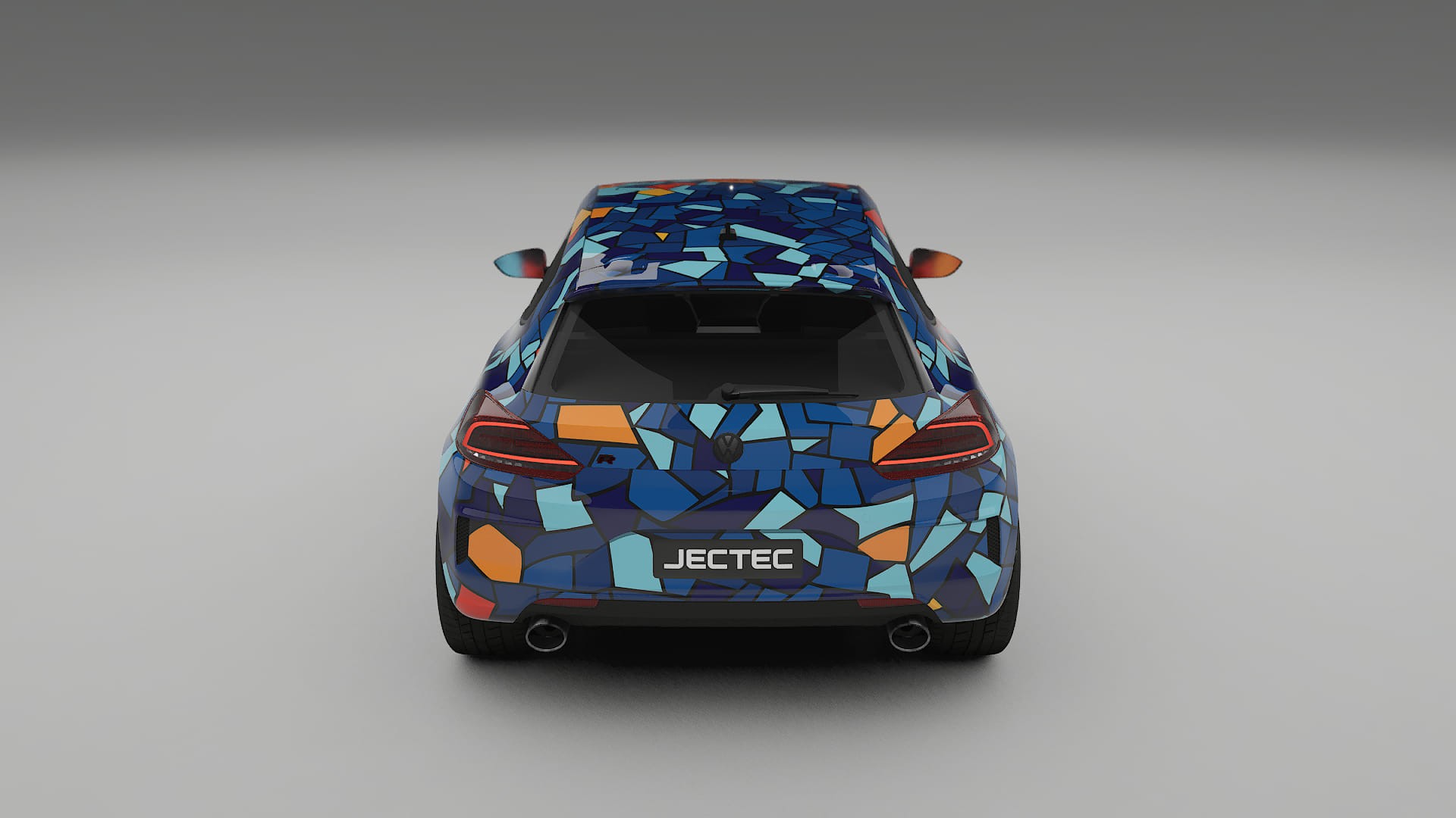 VW Scirocco R III BARCELONA Designed Wrap PPF Kit – Printable Polyurethane Film