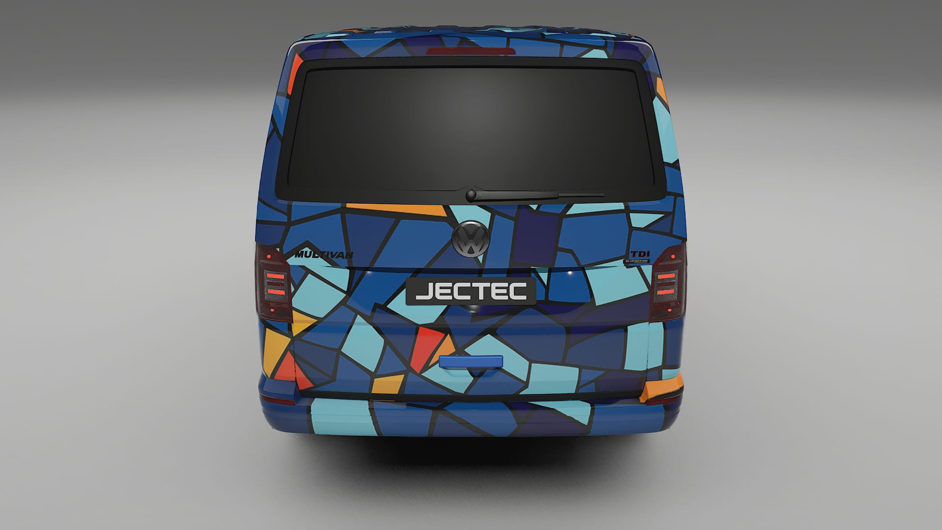 VW Transporter T6 Multivan BARCELONA Designed Wrap PPF Kit – Printable Polyurethane Film