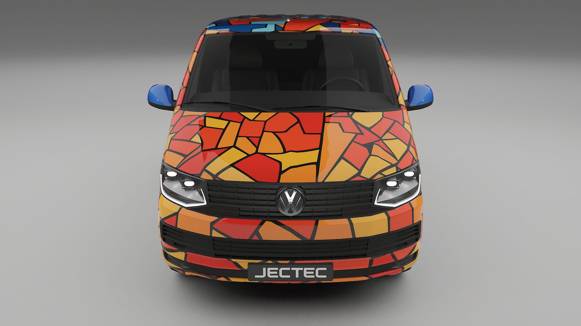 VW Transporter T6 Multivan BARCELONA Designed Wrap PPF Kit – Printable Polyurethane Film