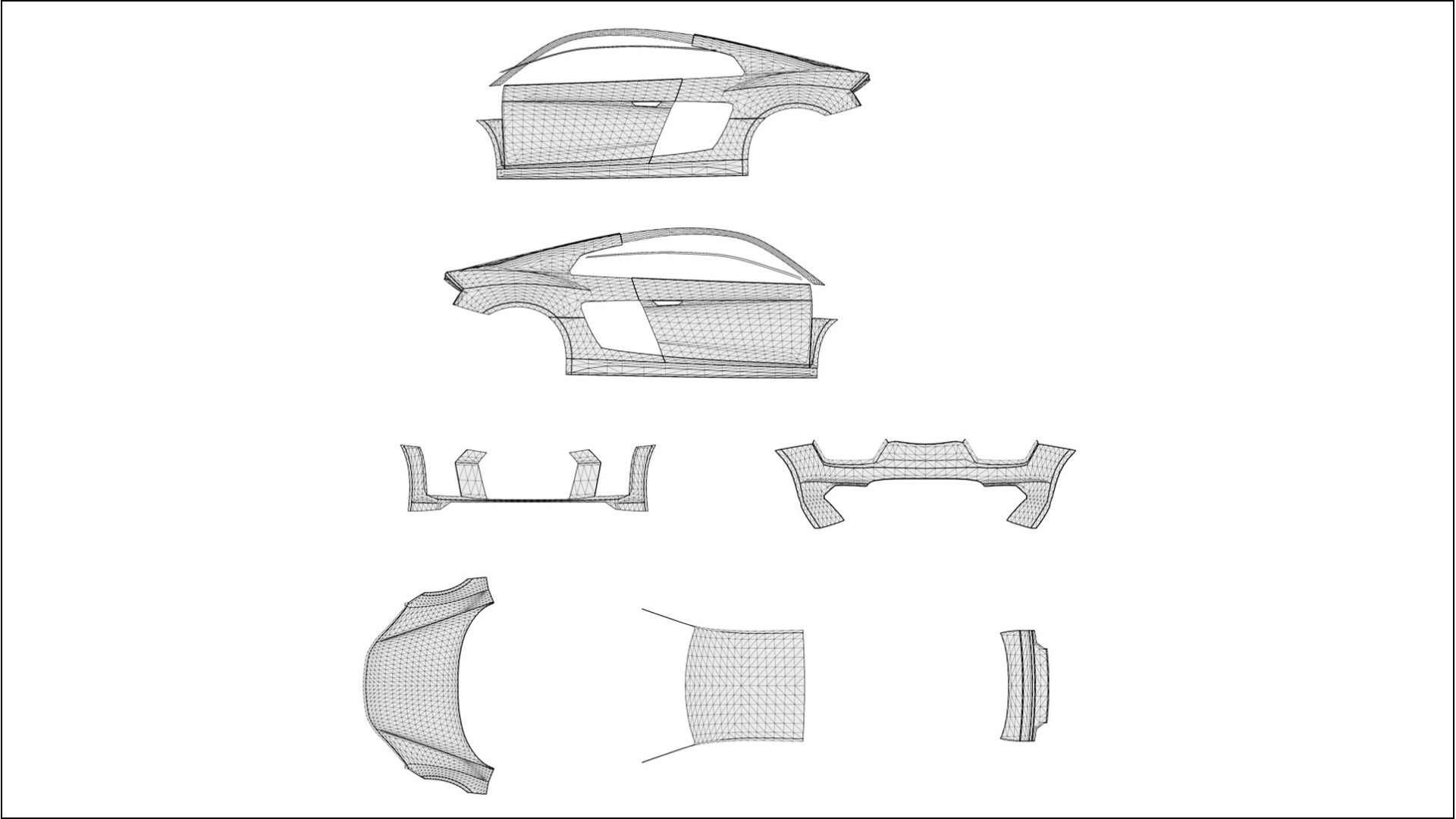 Audi R8 typ-4S prefacelift pre-LCI VECTOR VIBE Designed Wrap PPF Kit – Printable Polyurethane Film