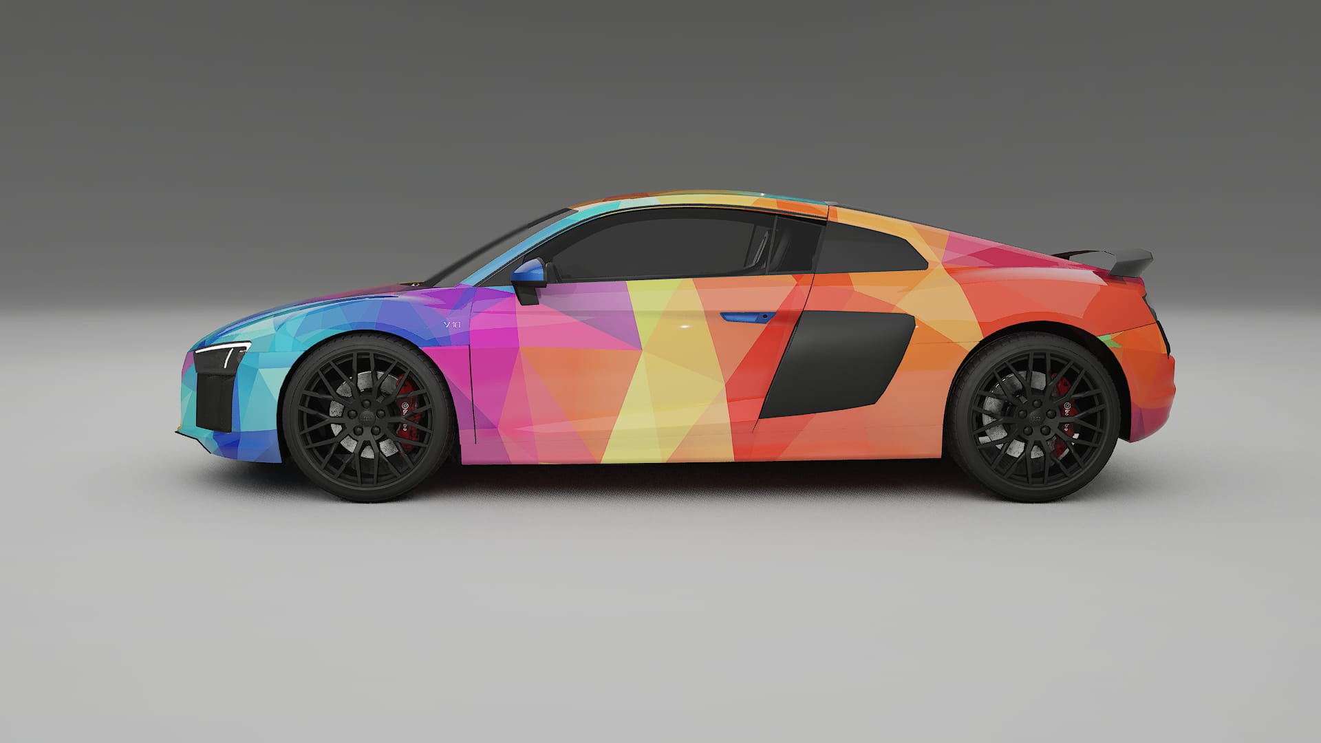 Audi R8 typ-4S prefacelift pre-LCI VECTOR VIBE Designed Wrap PPF Kit – Printable Polyurethane Film