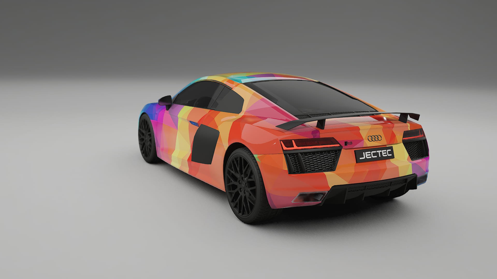 Audi R8 typ-4S prefacelift pre-LCI VECTOR VIBE Designed Wrap PPF Kit – Printable Polyurethane Film