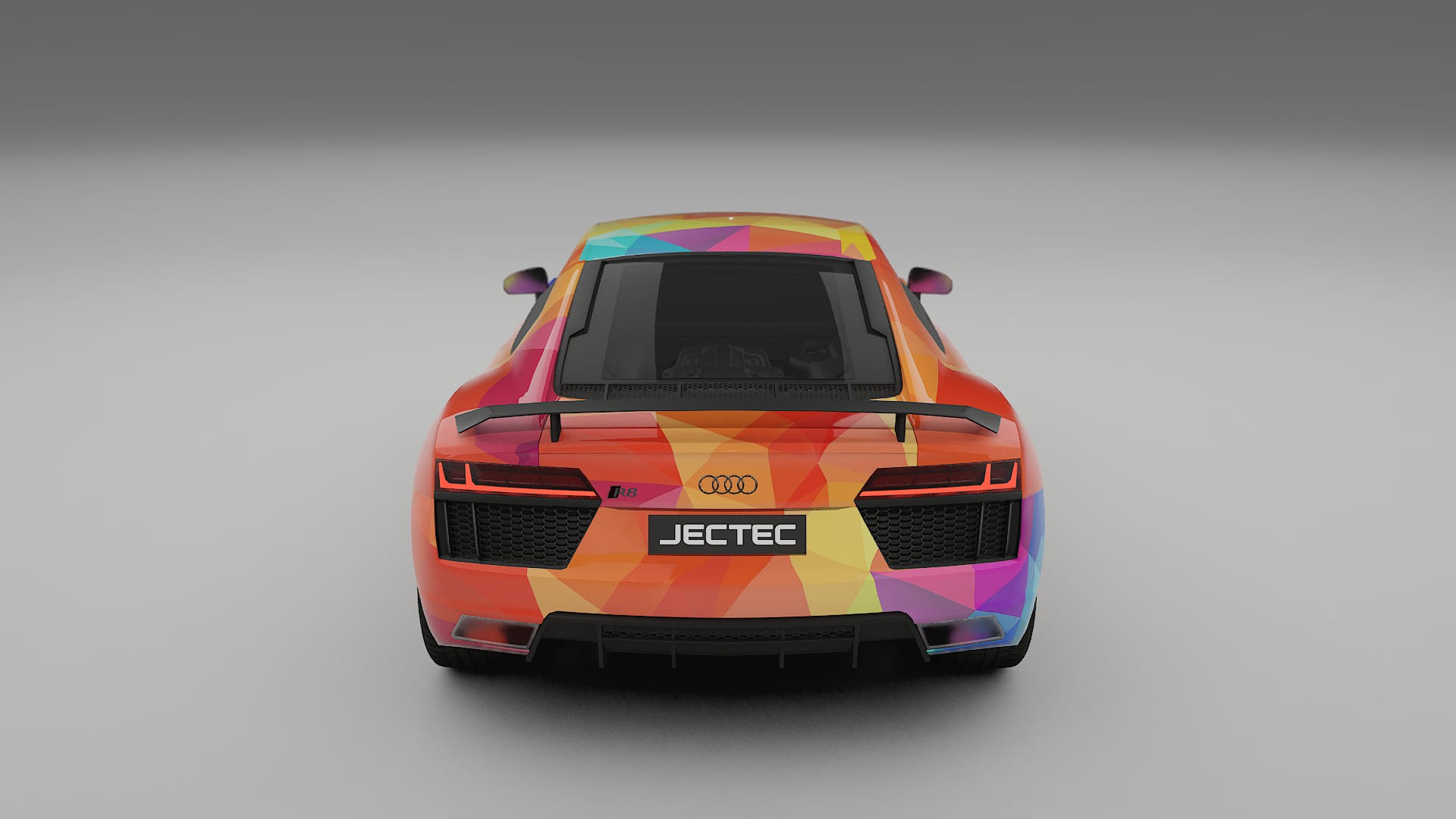 Audi R8 typ-4S prefacelift pre-LCI VECTOR VIBE Designed Wrap PPF Kit – Printable Polyurethane Film