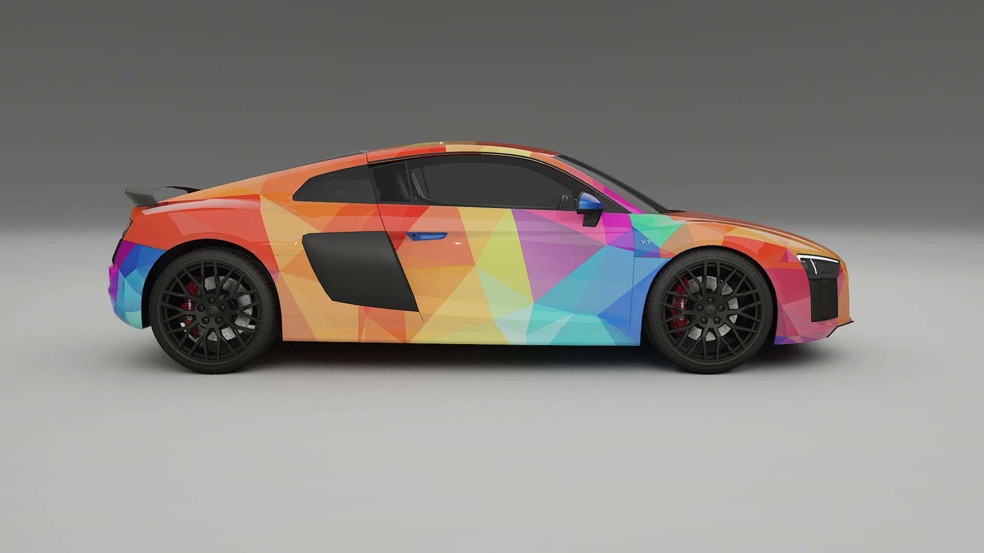 Audi R8 typ-4S prefacelift pre-LCI VECTOR VIBE Designed Wrap PPF Kit – Printable Polyurethane Film