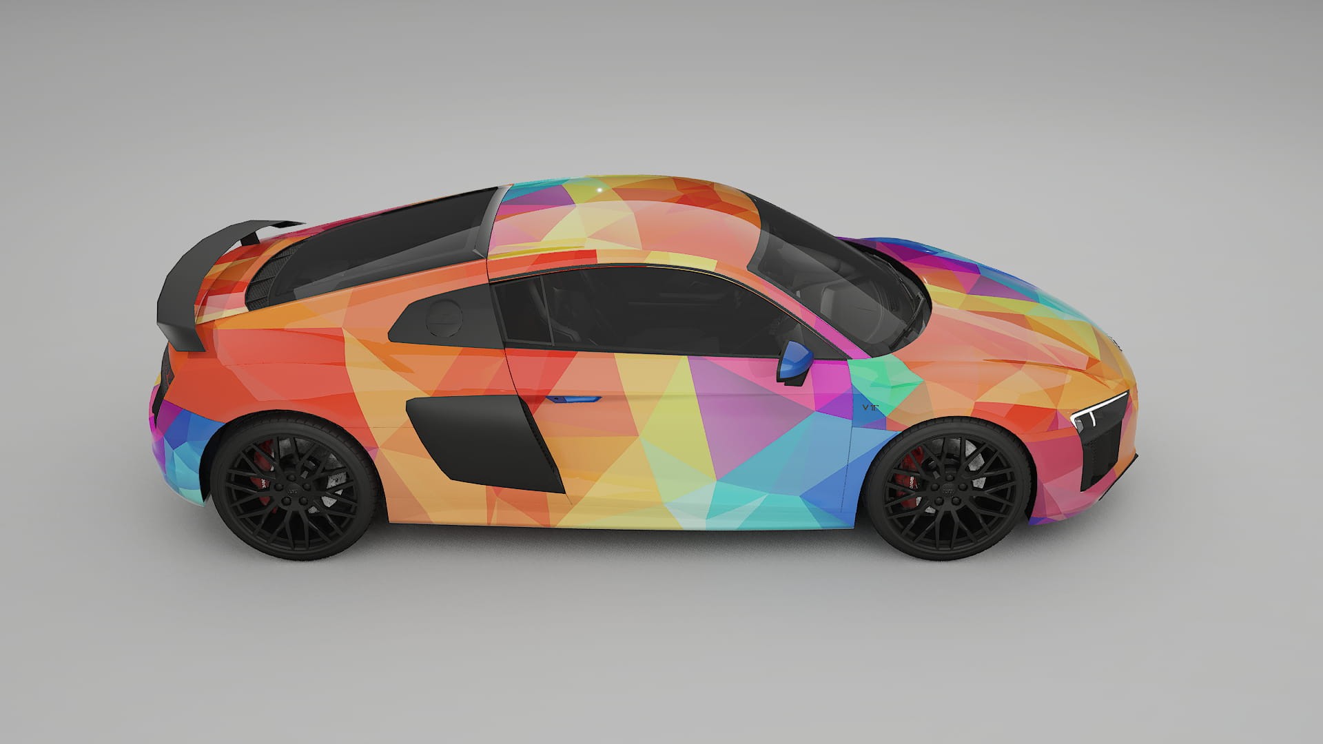 Audi R8 typ-4S prefacelift pre-LCI VECTOR VIBE Designed Wrap PPF Kit – Printable Polyurethane Film