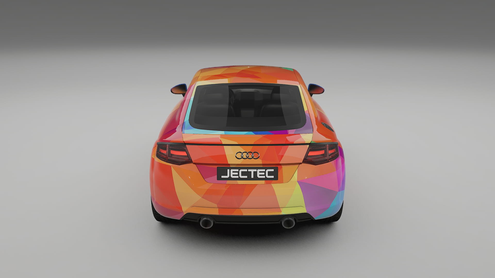 Audi TT Coupe 8S prefacelift pre-LCI VECTOR VIBE Designed Wrap PPF Kit – Printable Polyurethane Film