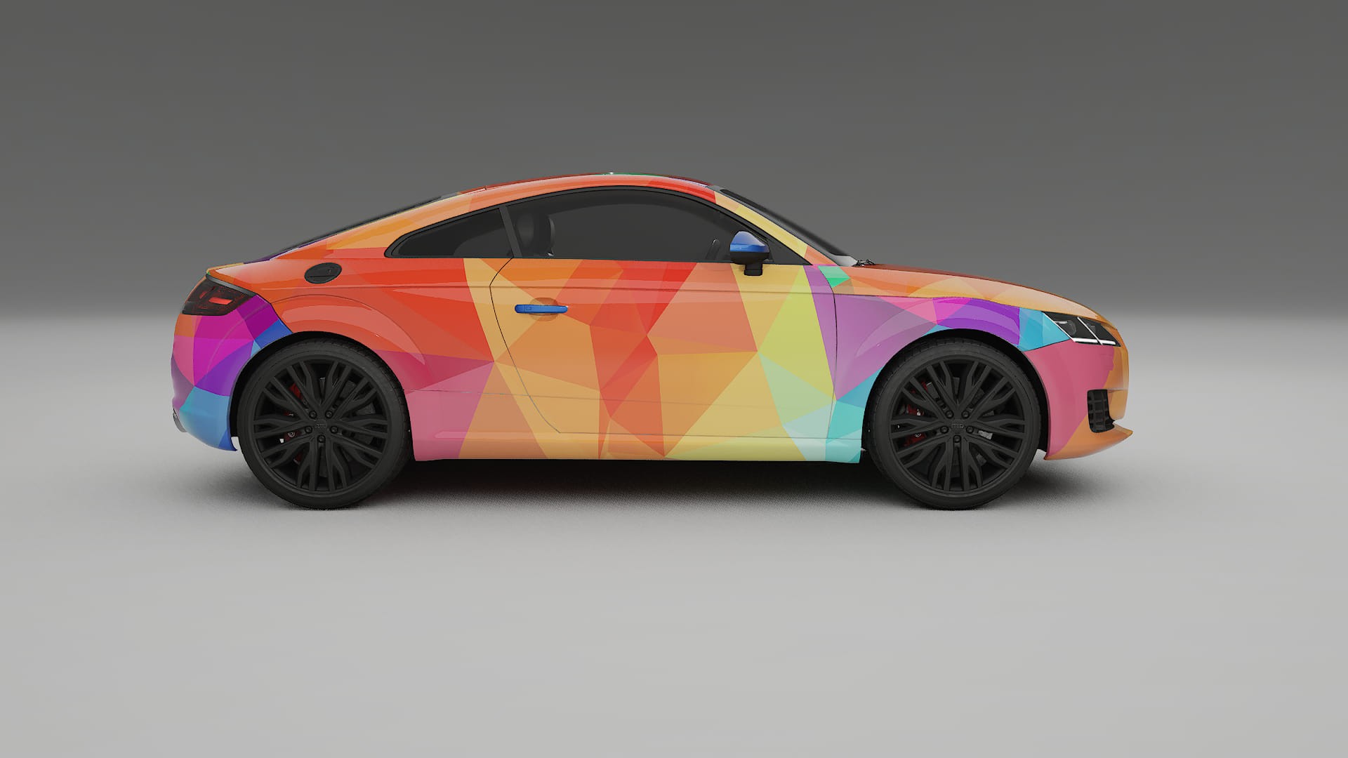 Audi TT Coupe 8S prefacelift pre-LCI VECTOR VIBE Designed Wrap PPF Kit – Printable Polyurethane Film