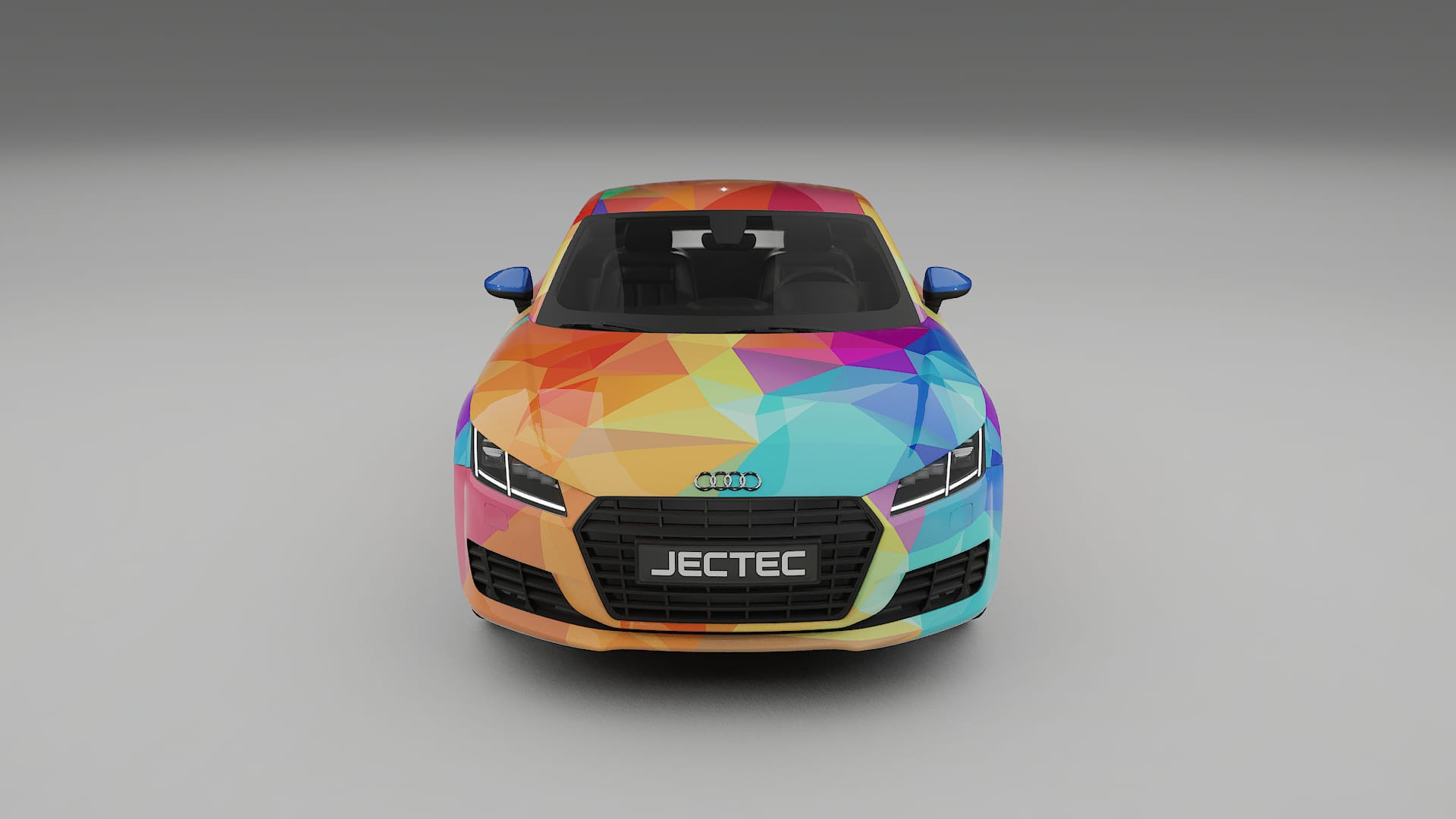 Audi TT Coupe 8S prefacelift pre-LCI VECTOR VIBE Designed Wrap PPF Kit – Printable Polyurethane Film