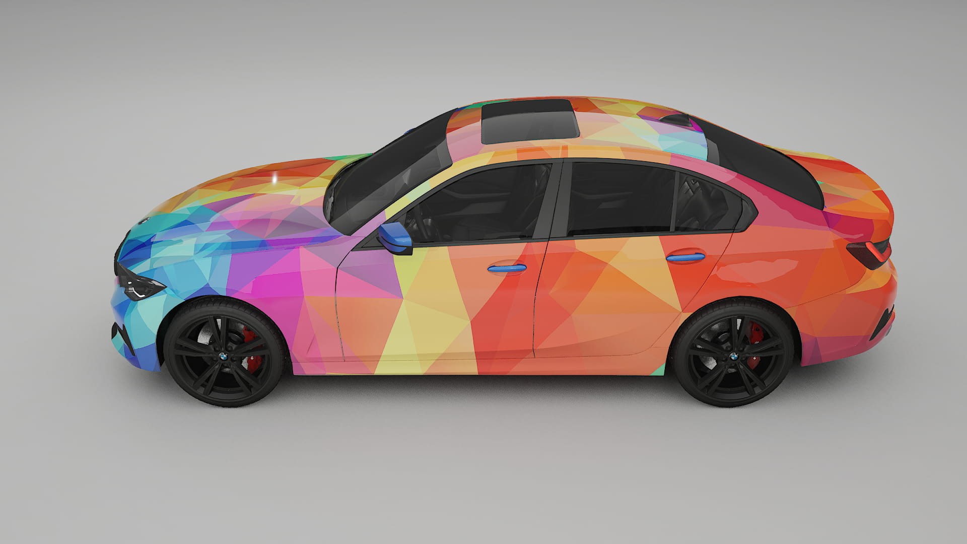 BMW 3 G20 prefacelift pre-LCI VECTOR VIBE Designed Wrap PPF Kit – Printable Polyurethane Film