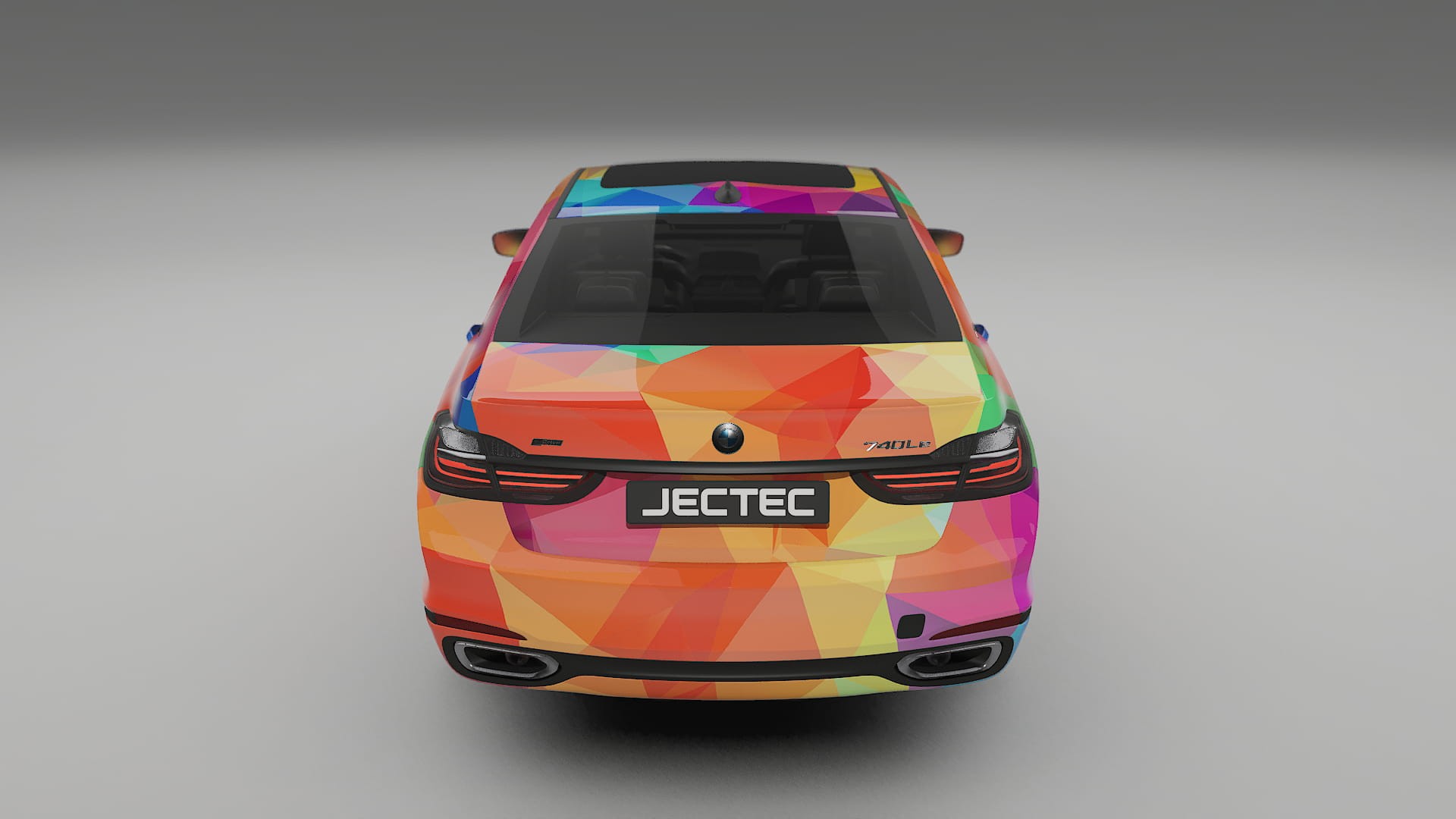 BMW 7 G11 G12 facelift LCI VECTOR VIBE Designed Wrap PPF Kit – Printable Polyurethane Film