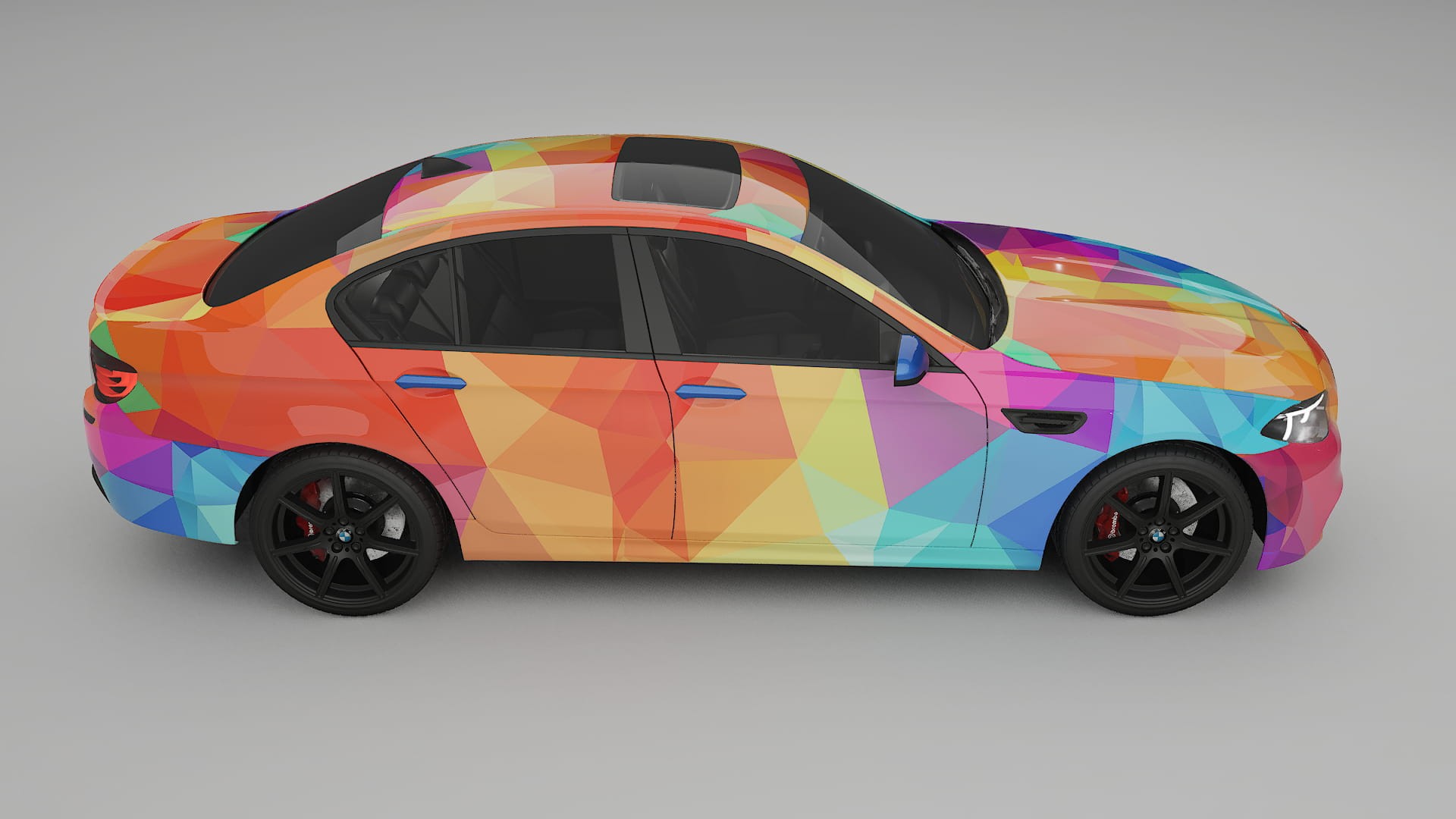 BMW M5 F10 VECTOR VIBE Designed Wrap PPF Kit – Printable Polyurethane Film